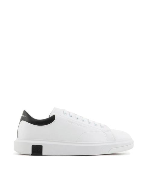ACTION Sneakers in pelle op.white+black - Scarpe Uomo