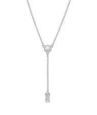 ALVIERO MARTINI PRIMA CLASSE BROADWAY Collana con charm logo e zirconi acciaio - Collane - 3
