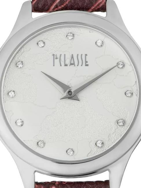 ISCHIA Orologio solo tempo acciaio-rosso - Orologi