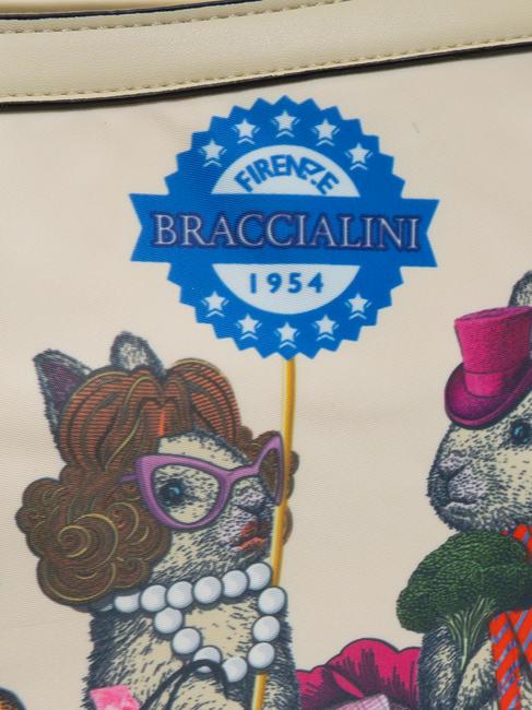 JENNIFER Borsa shopping con stampa beige - Borse Donna