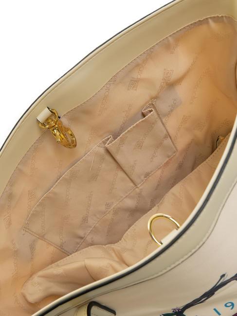 JENNIFER Borsa shopping con stampa beige - Borse Donna