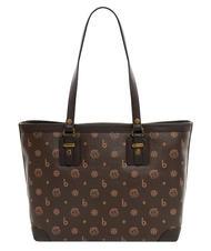 BRACCIALINI MONOGRAM Borsa shopping a spalla marrone - Borse Donna - 4