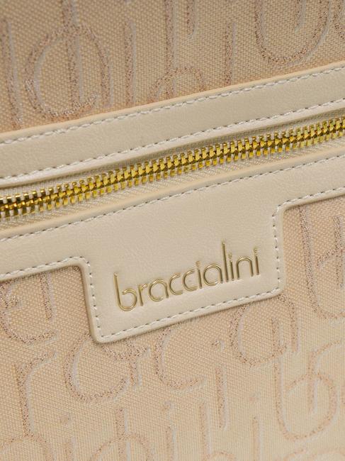 FONT Zaino jacquard beige - Borse Donna