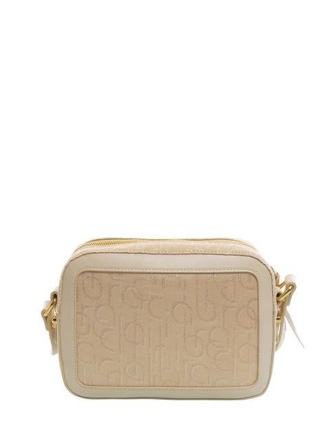 FONT Borsa camera case jacquard beige - Borse Donna