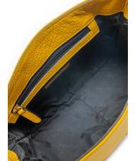 BRACCIALINI NORA Borsa a tracolla in pelle con flap giallo - Borse Donna - 5