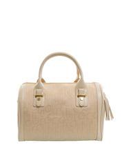 BRACCIALINI FONT Borsa bauletto jacquard tracolla beige - Borse Donna - 4
