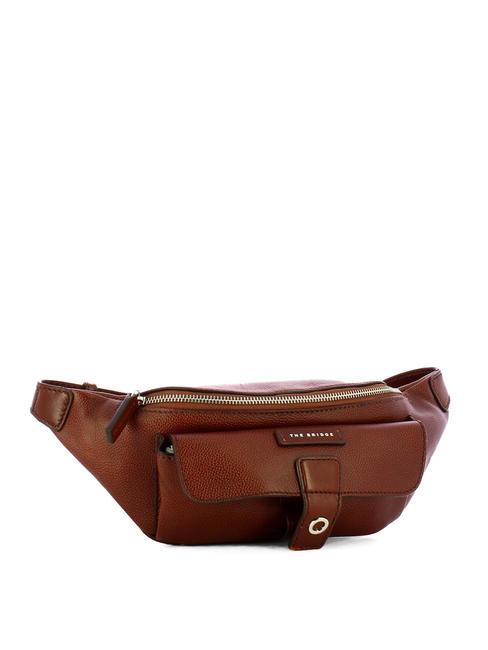 BIAGIO  Marsupio in pelle marrone 14/rutenio palladio - Marsupi