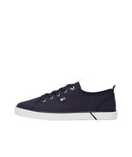 TOMMY HILFIGER VULCANIZED CANVAS Sneakers in tela space blue - Scarpe Donna - 2