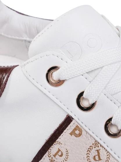 HERITAGE NUKE Sneakers platform avorio/marrone/bianco - Scarpe Donna