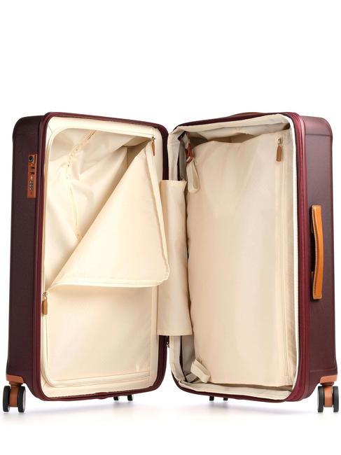 CAPRI Trolley medio con porta USB bordeaux - Trolley Rigidi