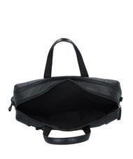 PIQUADRO PAN  Cartella porta PC 15,6" in pelle Nero - Cartelle Lavoro - 4