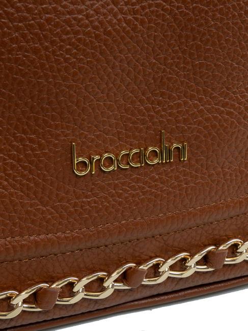 NORA Borsa sacca in pelle marrone - Borse Donna