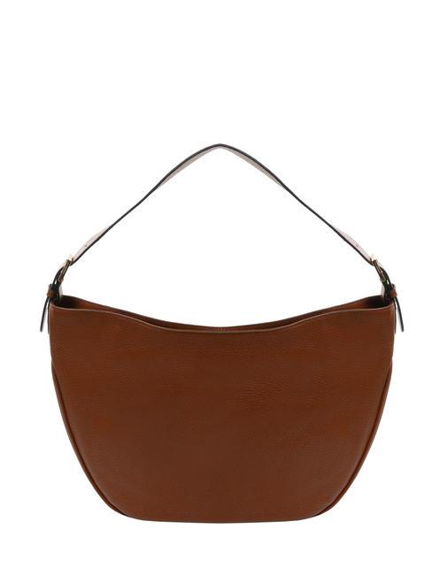 NORA Borsa sacca in pelle marrone - Borse Donna