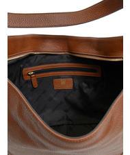 BRACCIALINI NORA Borsa sacca in pelle marrone - Borse Donna - 5