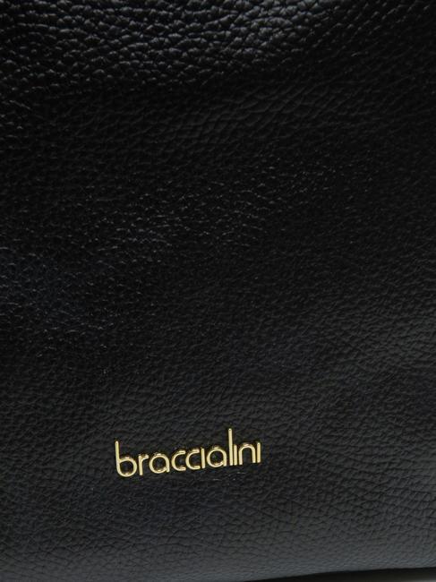 NAOMI Borsa a spalla in pelle nero - Borse Donna