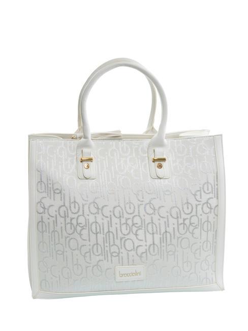 FONT Borsa tote con tracolla bianco - Borse Donna