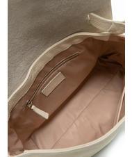 TOSCA BLU CICLAMINO Borsa cartelletta pelle martellata NATURALE - Borse Donna - 5