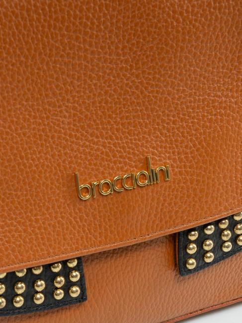 NAOMI Borsa a spalla in pelle cuoio - Borse Donna