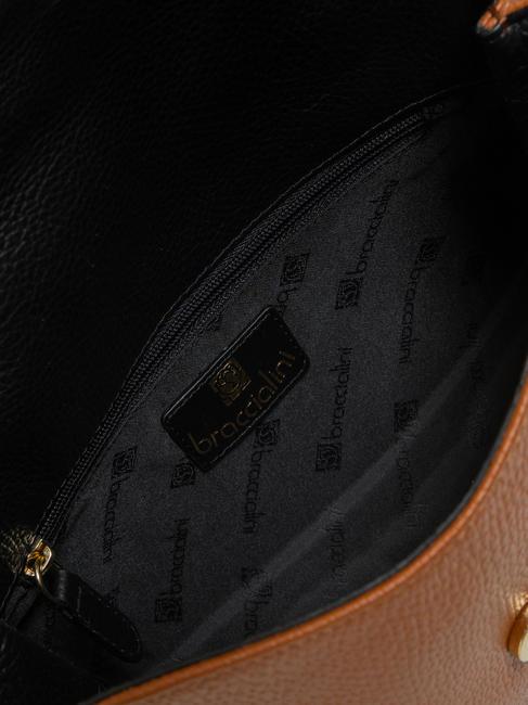 NAOMI Borsa a spalla in pelle cuoio - Borse Donna