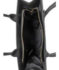 TOSCA BLU RECTANGLE Borsa tote in tela Nero - Borse Donna - 5