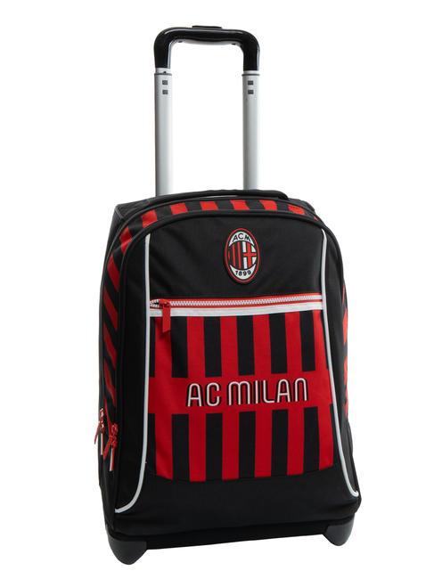 GLORY&HONOUR Zaino trolley 2 ruote Nero - Zaini con carrello