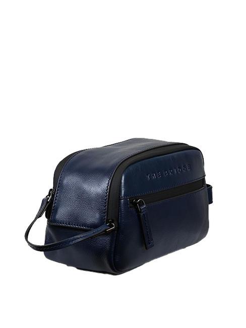 DAMIANO Beauty pochette in pelle deep ocean abb. rutenio scuro opaco - Beauty Case