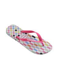 HAVAIANAS TOP CHECK Infradito ice grey/pink - Scarpe Unisex - 4