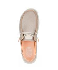HEY DUDE WENDY METALLIC SPARKLE Scarpa easy on in tessuto glitterato rose gold - Scarpe Donna - 3