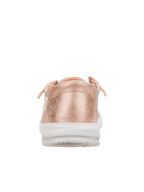 WENDY METALLIC SPARKLE Scarpa easy on in tessuto glitterato rose gold - Scarpe Donna