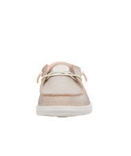 HEY DUDE WENDY METALLIC SPARKLE Scarpa easy on in tessuto glitterato rose gold - Scarpe Donna - 4