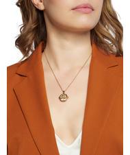 LIUJO CRYSTAL Collana con charm gold rose - Collane - 2