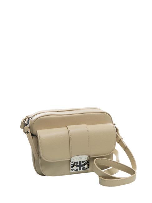 OSAKUE Borsa camera case a tracolla beige - Borse Donna
