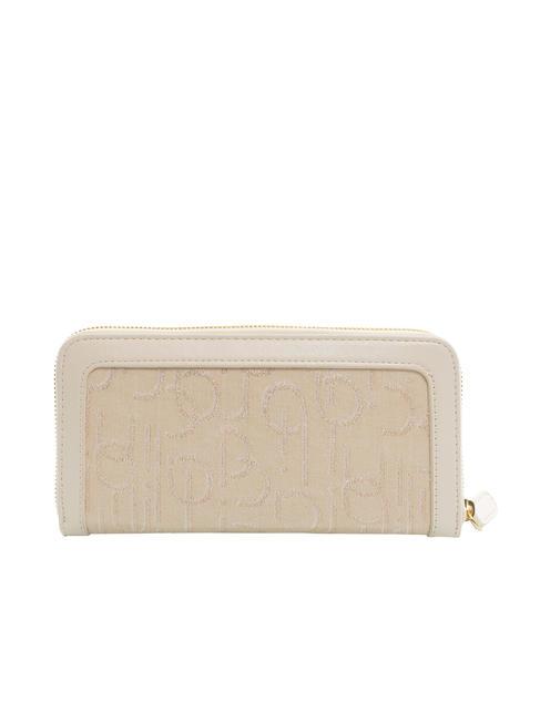 FONT Portafoglio grande zip around beige - Portafogli Donna