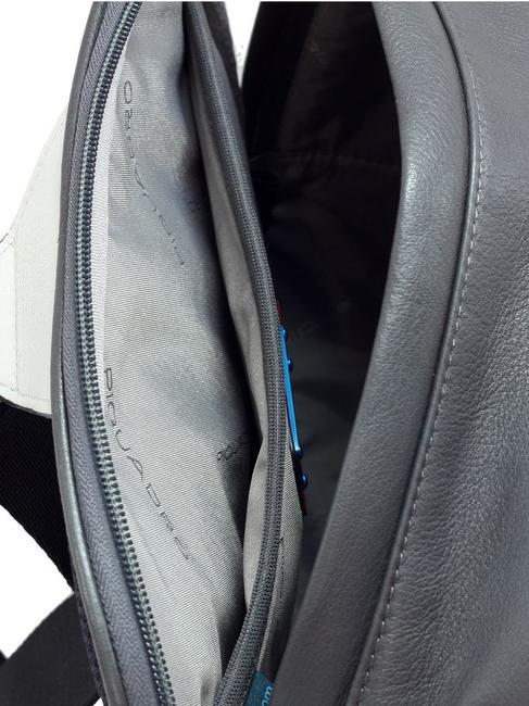 ERMES Zaino piccolo in pelle, porta ipad 11 ROSSO - Zaini da lavoro porta PC