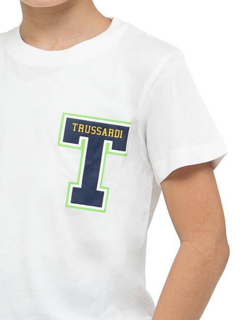 POLANCO Set t-shirt e bermuda in cotone white/ind. - Tute bambini