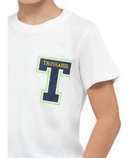 TRUSSARDI POLANCO Set t-shirt e bermuda in cotone white/ind. - Tute bambini - 3