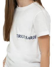 TRUSSARDI PANELLA Set t-shirt e bermuda in cotone white/ind. - Tute bambini - 3
