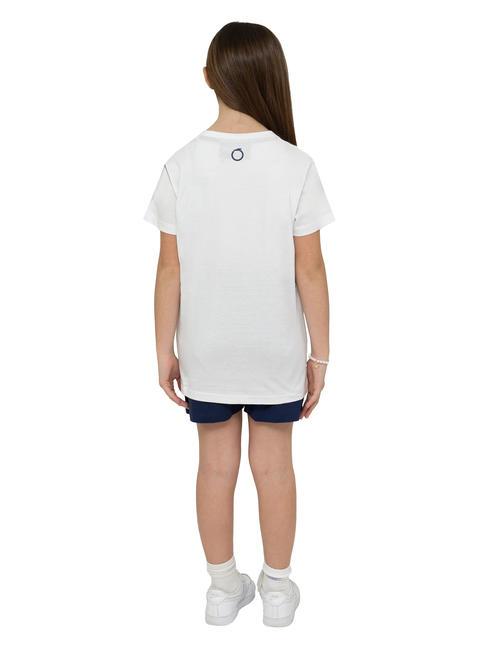 PANELLA Set t-shirt e bermuda in cotone white/ind. - Tute bambini