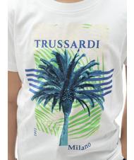 TRUSSARDI MARIS Set t-shirt e bermuda in cotone white/ind. - Tute bambini - 3