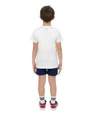 TRUSSARDI MARIS Set t-shirt e bermuda in cotone white/ind. - Tute bambini - 2