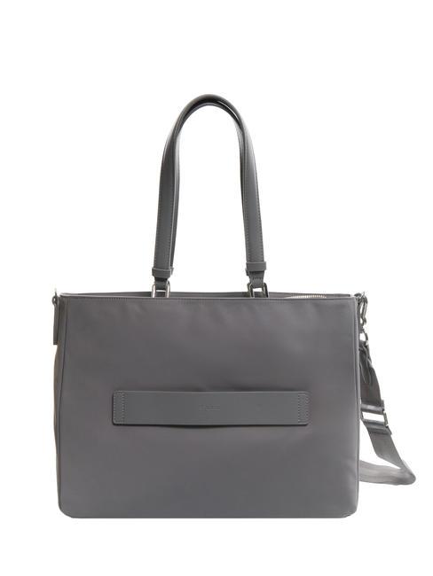 BE-HER Cartella shopping lavoro da donna, porta pc 14.1" iron grey - Cartelle Lavoro