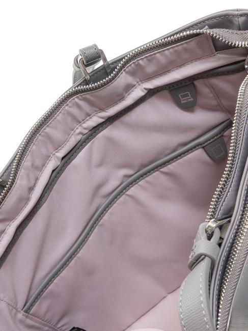 BE-HER Cartella shopping lavoro da donna, porta pc 14.1" iron grey - Cartelle Lavoro