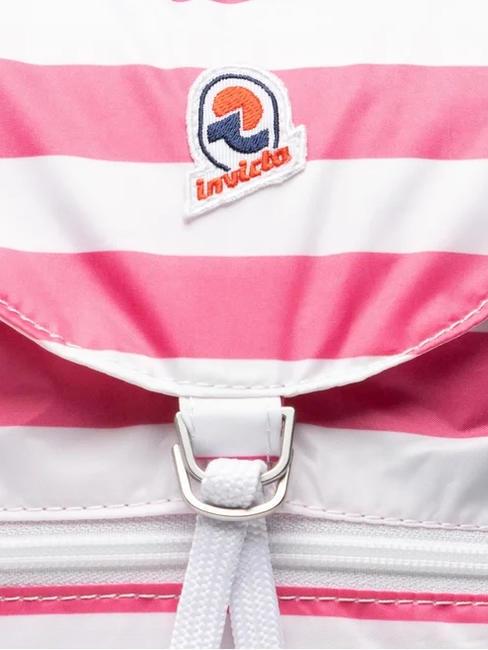 MINISAC VINTAGE Zaino pieghevole rosa bianco - Zaini Scuola & Tempo Libero