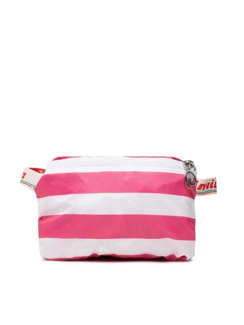 MINISAC VINTAGE Zaino pieghevole rosa bianco - Zaini Scuola & Tempo Libero