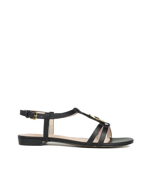 CHARA SMOOTH Sandali bassi in pelle Nero - Scarpe Donna