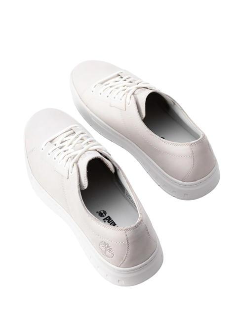 MAPLE GROVE  Sneakers in pelle white nubuck - Scarpe Uomo