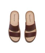 TIMBERLAND CLAIREMONT WAY Sandali dark red full grain - Scarpe Donna - 5