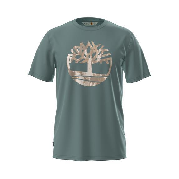 KENNEBEC RIVER TREE LOGO T-shirt in cotone sea pine - T-shirt Uomo