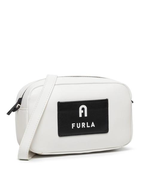 IRIS Borsa camera case a tracolla talco/nero - Borse Donna