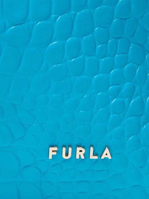 GINGER Borsa piccola a mano in pelle st cocco ciano - Borse Donna